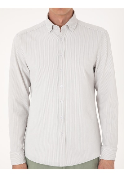 Pierre Cardin Erkek Gri Gömlek Desenli 50307162-vr024 Gri