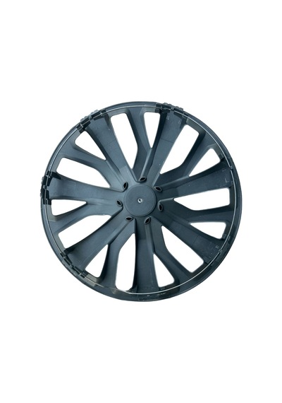 Citroen 16'' İnç Araçlar İçin Uyumlu Jant Kapağı Siyah - Gri Logo