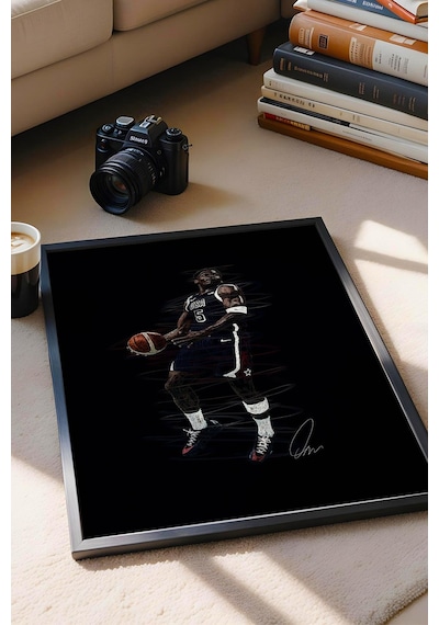 Anthony Edwards Çerçeveli Tablo Nba Basketbol - Estetik Poster