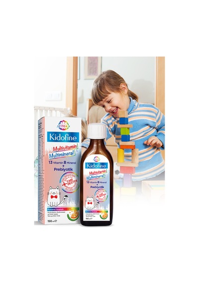 Acvison Kidofine Çocuklara Özel 13 Vitamin 8 Mineral Prebiyotik