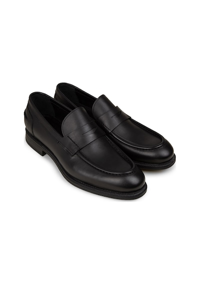Deery Erkek Siyah Hakiki Deri Loafer Ayakkabı - 02025msyhc01 Siyah