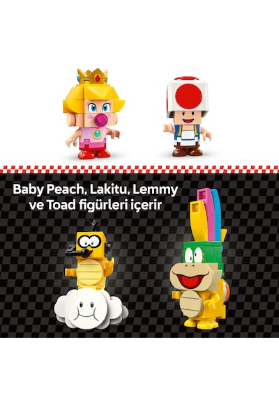 LEGO® Super Mario™: Mario Kart™ – Baby Peach ve Grand Prix Seti 72036 - 8 Yaş ve Üzeri Çocuklar için Oyuncak Yapım Seti (823 Parça)