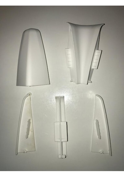 Laminat Parke Süpürgelik Köşe Bağlantı Aparatı 8 CM Beyaz Renk