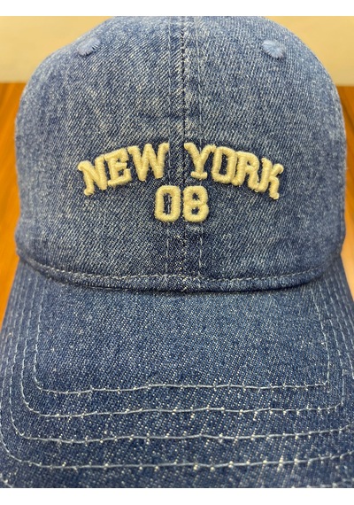 Denim Jean Kot Kumaş Vintage Yıkamalı Unisex Cap Şapka Kot Mavisi