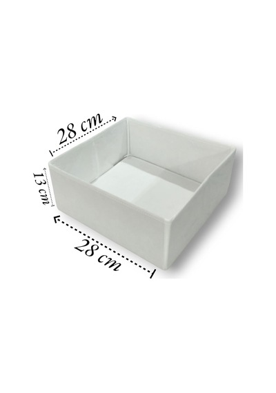 8'li Beyaz Çekmece İçi Düzenleyici Organizer Set - Çok Amaçlı Dolap İçi Kutu Seti Diğer