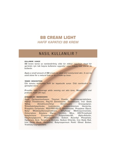 Vang Işıltılı BB Krem SPF30 Light 40 ML