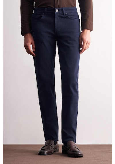 İmza Lacivert 5 Cep Casual Slim Fit Pamuklu 5 Cep Pantolon 1003255318 Lacivert
