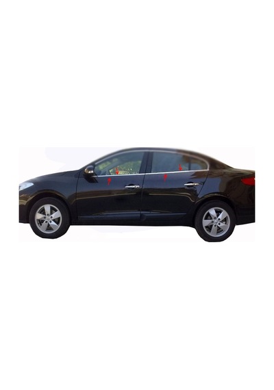 Renault Fluence Krom Cam Çıtası Seti 4 Kapı 2010-2017 Paslanmaz Renault Fluence Krom Cam Çıtası Seti 4 Kapı 2010-2017 Paslanmaz
