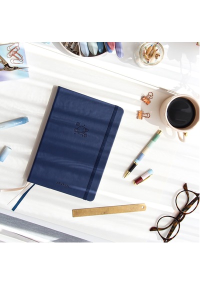 A5 Bullet Journal Noktalı Defter 140 Gr. 80 Yaprak Midnight