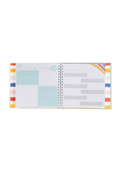 C.r. Gibson Rainbow "a Book Of Baby's Firsts" Baby First Year Memory Book With Ink Pad, 36 Sayfa, 9,5'' X 9'' Çok Renkli C.r. Gibson Rainbow "a Book Of Baby's Firsts" Baby First Year Memory Book With Ink Pad, 36 Sayfa, 9,5'' X 9'' Çok Renkli