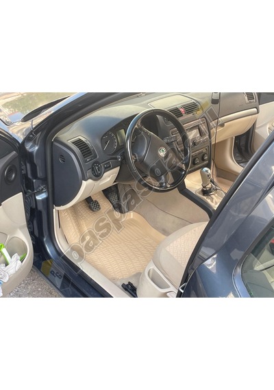 Kaiser Skoda Octavia A5 Bej Havuzlu 3d Paspas, 2004-2013