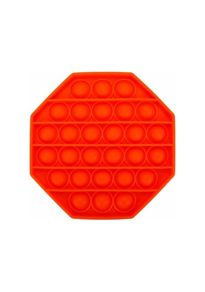 Pop It Sekizgen Tek Renk Özel Pop Duyusal Oyuncak Zihinsel Stres Popit Sekizgen Kırmızı W1017