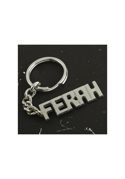 Ferah İsimli Anahtarlık Krem