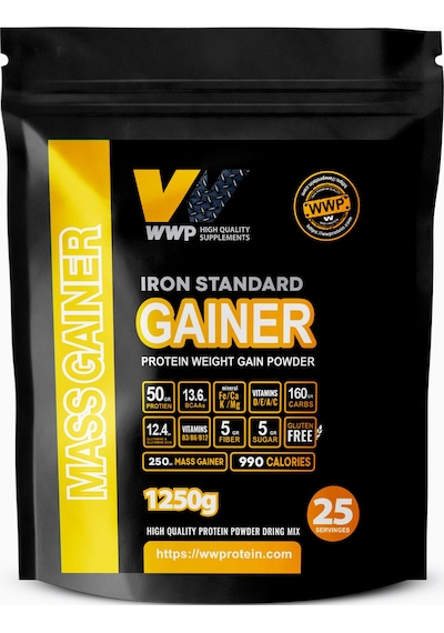 Wwp Iron Standard Gaıner Gerçek Sporcular İçin Premium Kilo Ve 1250g Çilek Aromalı. Çilek
