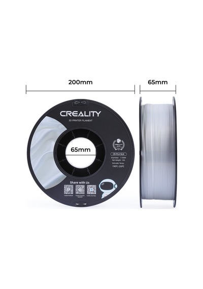 Creality Cr-silk Pla 1,75mm 3d Baskı Filament 1kg Gümüş