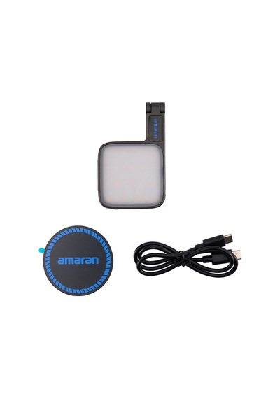 Aputure -- Amaran Go Magsafe Mobil Led Işık Siyah