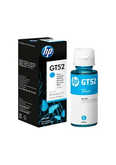 Hp M0h54ae Gt52 Mavi Cyan Şişe Mürekkep Kartuşu