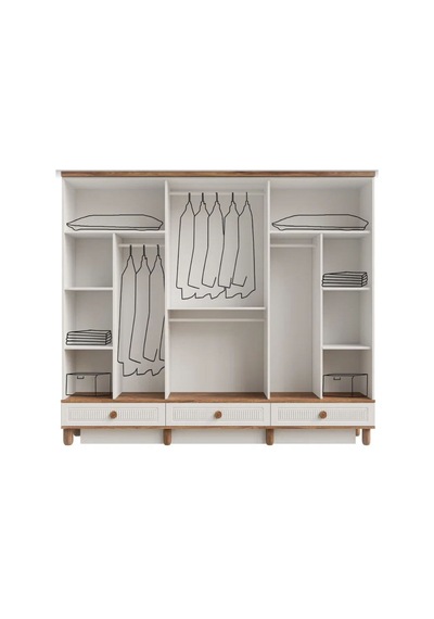 Lotus Mdf Bazalı Yatak Odası Takımı