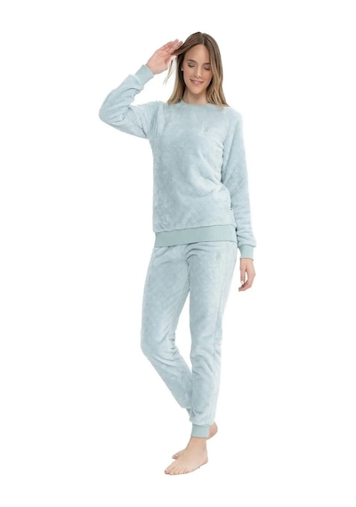 U.S. Polo Assn. U.s Polo Assn. 17080 Kadın Uzun Kollu Welsoft Paçası Lastikli Pijama Takım-açıkmavi Mavi U.S. Polo Assn. U.s Polo Assn. 17080 Kadın Uzun Kollu Welsoft Paçası Lastikli Pijama Takım-açıkmavi Mavi