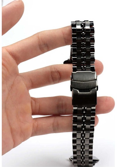 Watch 7 41mm Uyumlu Krd-54 Metal Zore Kordon Siyah