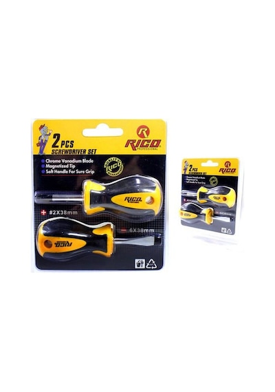 Rk0030 Rıco 2 Pc Topaç Tornavida Klasik Se
