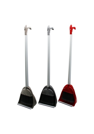Maxel Y-420 Kabinli Lux Kovalı Saplı Fırçalı Faraş Takımı- 12'li Paket