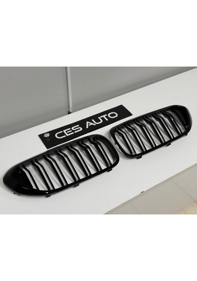 Bmw 5 Serisi G30 Uyumlu Çift Çıta Pianoblack Panjur Takımı İthal 1