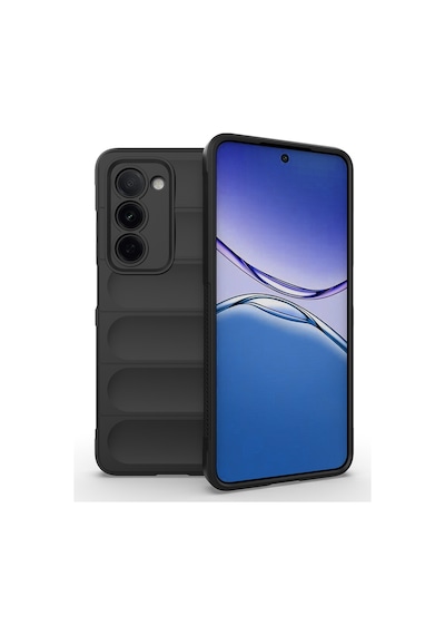 Teleplus Oppo A5 5g Kılıf Kamera Korumalı Etnik Silikon Siyah