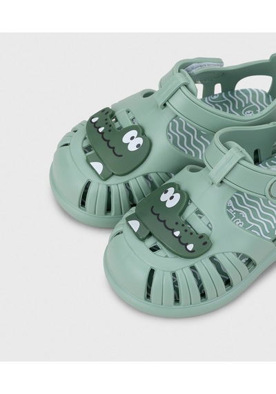 Igor S10371 Tobby Croco Timsah Çocuk Sandalet Yeşil