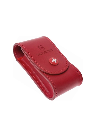 Victorinox Deri Kamp Çakı Kılıfı 4.0521.1 Kırmızı Çıt Çıt Düğmeli Kırmızı