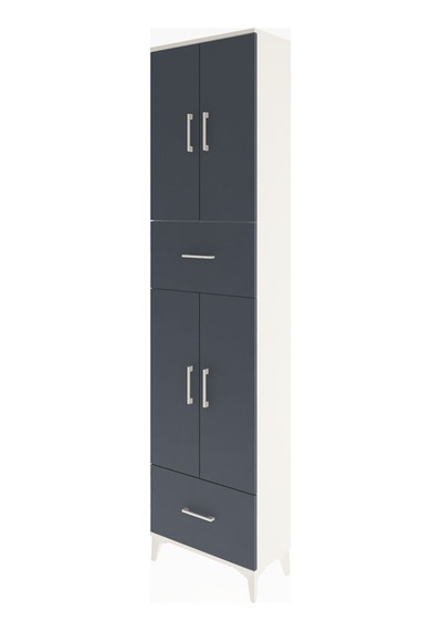 Arges Dolap 6 Raflı 2 Çekmeceli 4 Kapaklı 60x30x243 Aytaşı-an... Aytaşı