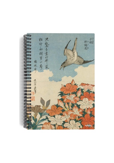 Lexroo Katsushika Hokusai/cuckoo And Azaleas,1834 Spiralli Deft Diğer