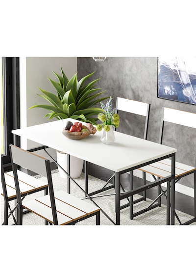 Mutfak Masası Yemek Masası Salon Masası 4 Kişilik 120x60 Masa Bey