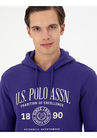 U.s. Polo Assn. Erkek Mor Sweatshirt 50293446-vr038 Mor