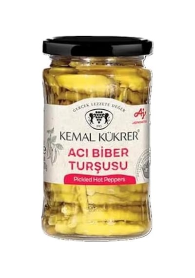 Acı Biber Turşusu Cam Kavanoz 360 Gr 12 Izgara