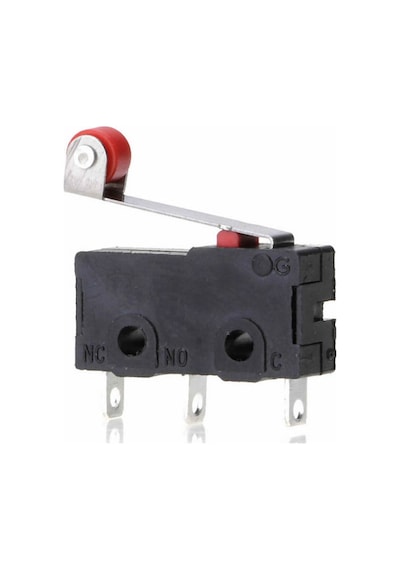 Makaralı Micro Switch Anahtar 5a 5a 250v Rulo Makara Kollu No Nc Com Spdt Sınırlayıcı Momentary