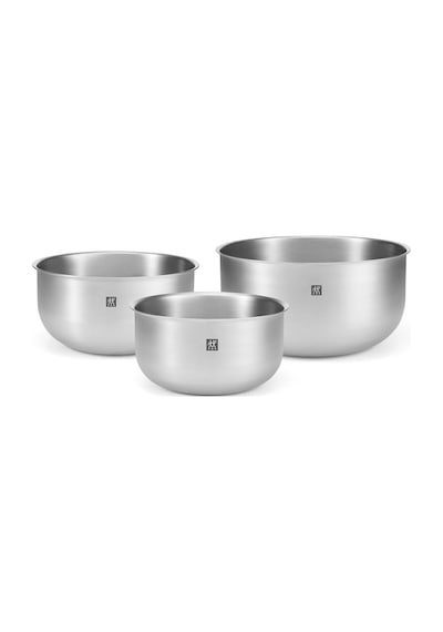 Zwıllıng Hazırlama Kasesi Seti, 3 Parça, 18/10 Paslanmaz Çelik, Salata Kasesi, Karıştırma Kasesi, Çap: 17, 21 Ve 25 Cm Sku: Smg8690010521781 Açık Gri