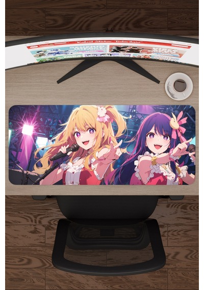 Oshi No Ko Anime V5 - 70x30 Xl Gaming Kauçuk Kaymaz Taban Mouse Pad Fare Altlığı