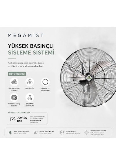 Mf50 Silent Serisi Sanayi Tipi Vantilatör