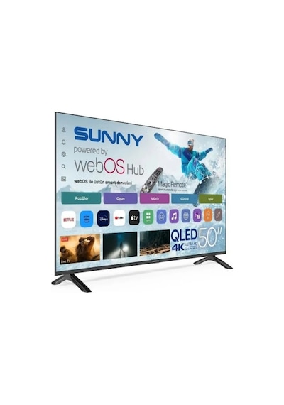Sunny SN50QUPRL-W02M 4K Ultra HD 50" 127 Ekran Uydu Alıcılı Smart LED TV