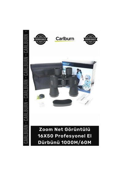 Dürbün Su Geçirmez Av Doğa Gözlem Zoom Net Görüntülü 16x50 Profesyonel El Dürbünü 1000m/60m Çok Renkli