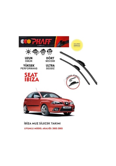 Seat Ibiza Silecek Takımı 2003 Model Araca Özel Aparat