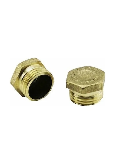 Sarı Metal 1/2 İnç Körtıpa - 1 Adet