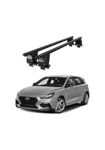 Royal Hyundai Elantra Gt 2017 Ve Sonrası Uyumlu Siyah Ara Atkı Port Bagaj Tavan Barı