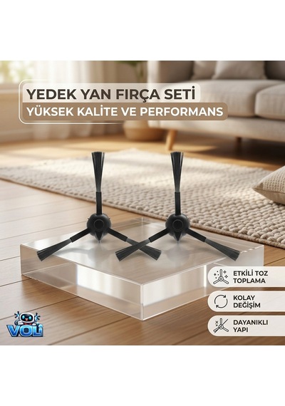 Grundig Vcr 4230 6230 6231 7230 Uyumlu 4 Adet Yedek Yan Fırça