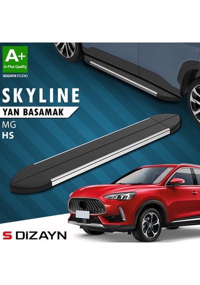 S-dizayn Mg Hs Skyline Krom Yan Basamak 183 Cm 2021-2024 A+ Kalite
