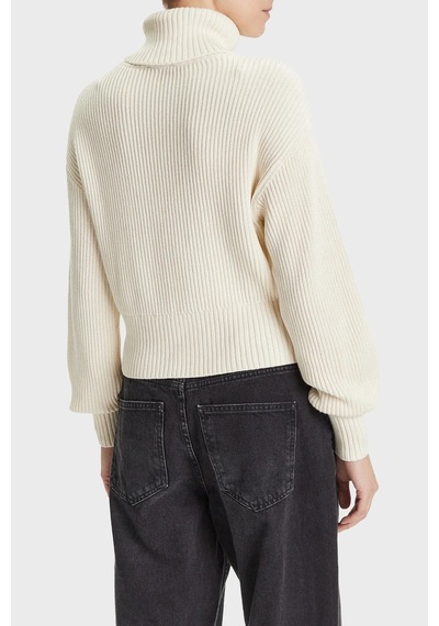 Calvin Klein Bayan Kazak Lv047d349g 101 Beyaz Beyaz