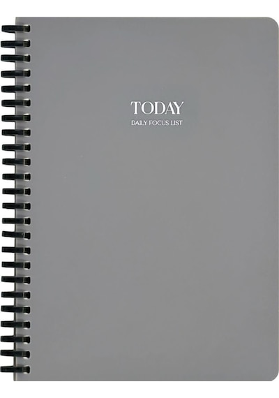 Sylcon Spiralli Defter Today . Pp.100 Gr. Ivory,a5 Siyah Siyah
