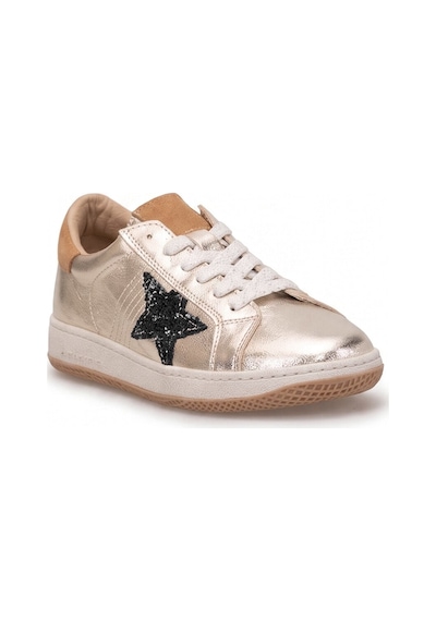 Beety 26bk248.777 Kadın Hakiki Deri Klasik Sneaker Altın