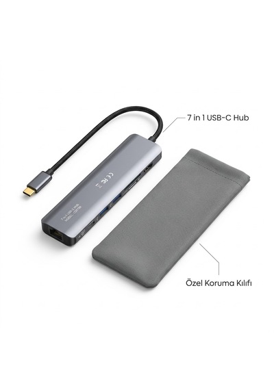Cablecreation 7 İn 1 Type-c Usb Hub